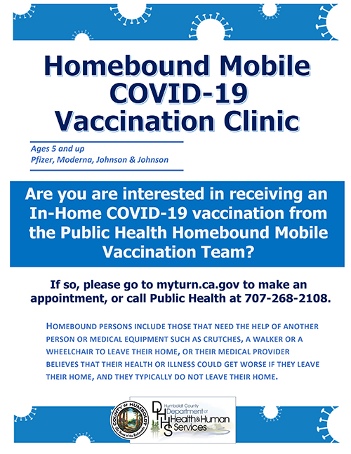 Humboldt County COVID Vaccination and Testing NCIDC